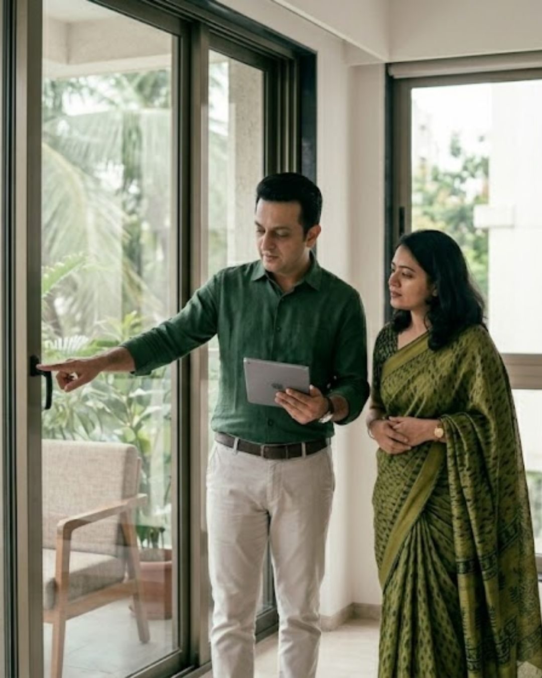 Keyhold team walking through a Bandra flat